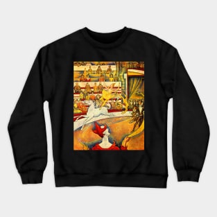 The Circus by Georges Seurat Crewneck Sweatshirt